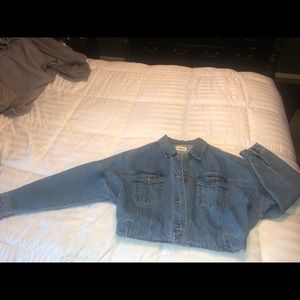 Jlux Label OverSize Cropped Jean Jacket